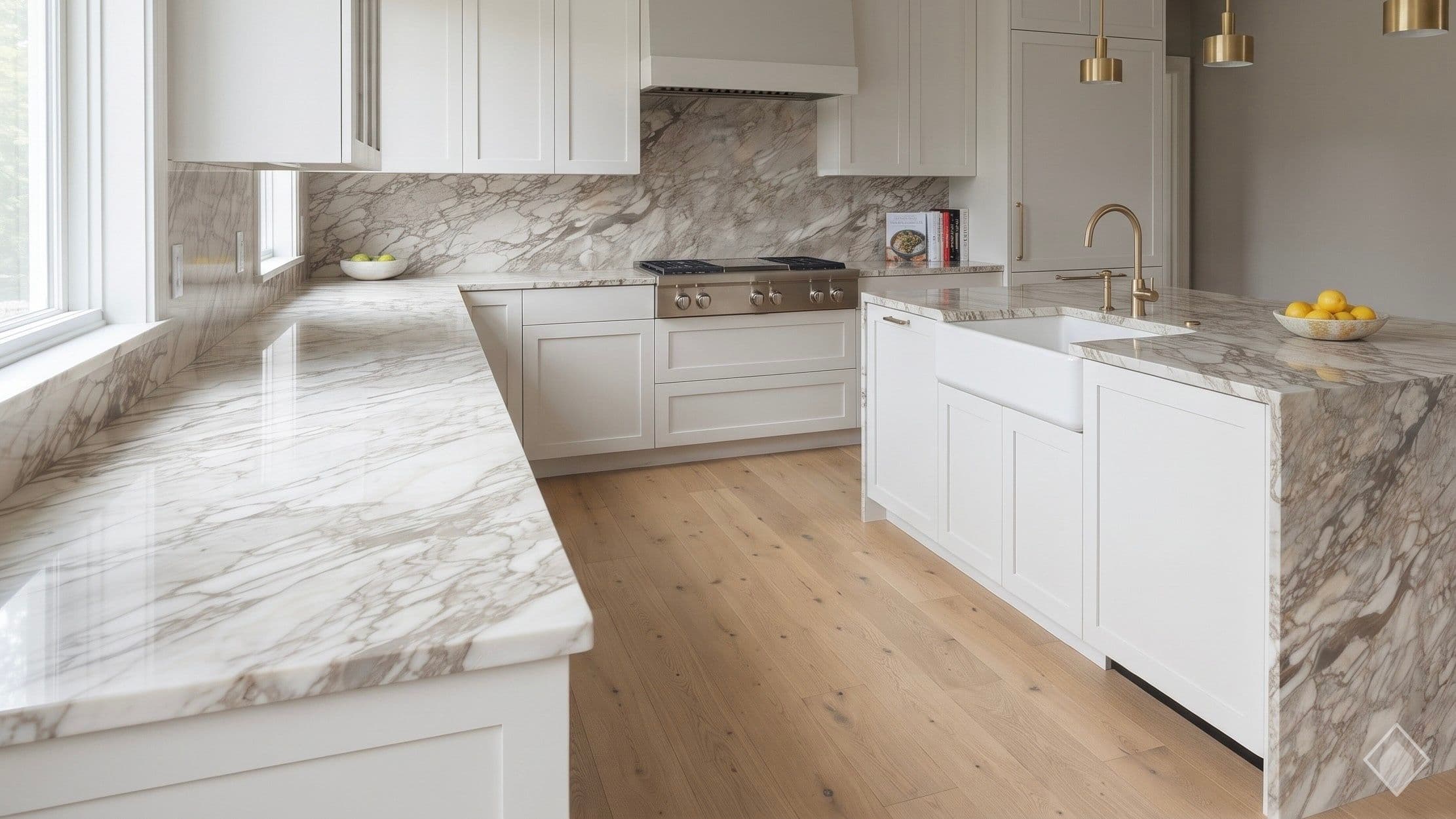 Gold Dunes Marble Marble slab