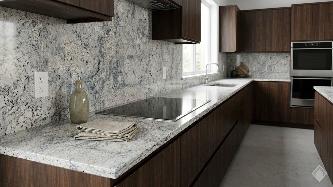 White Ice Granite Granite slab